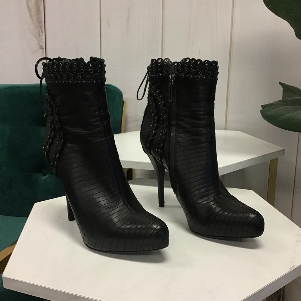 Christian Dior Leather Ankle Boots